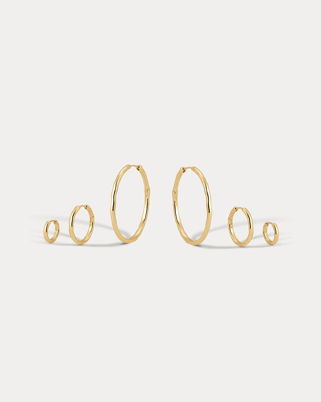 The Granada Hammered Hoops