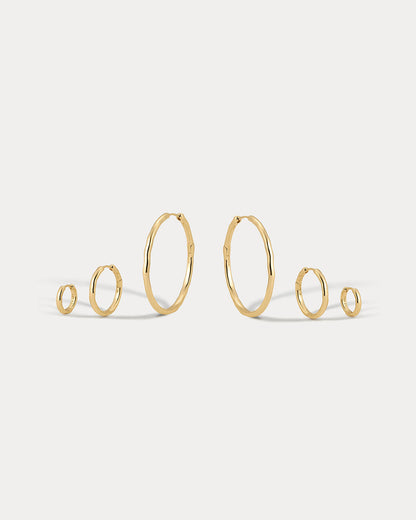 The Granada Hammered Hoops