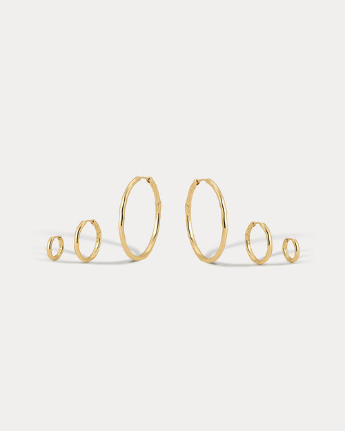 The Granada Hammered Hoops