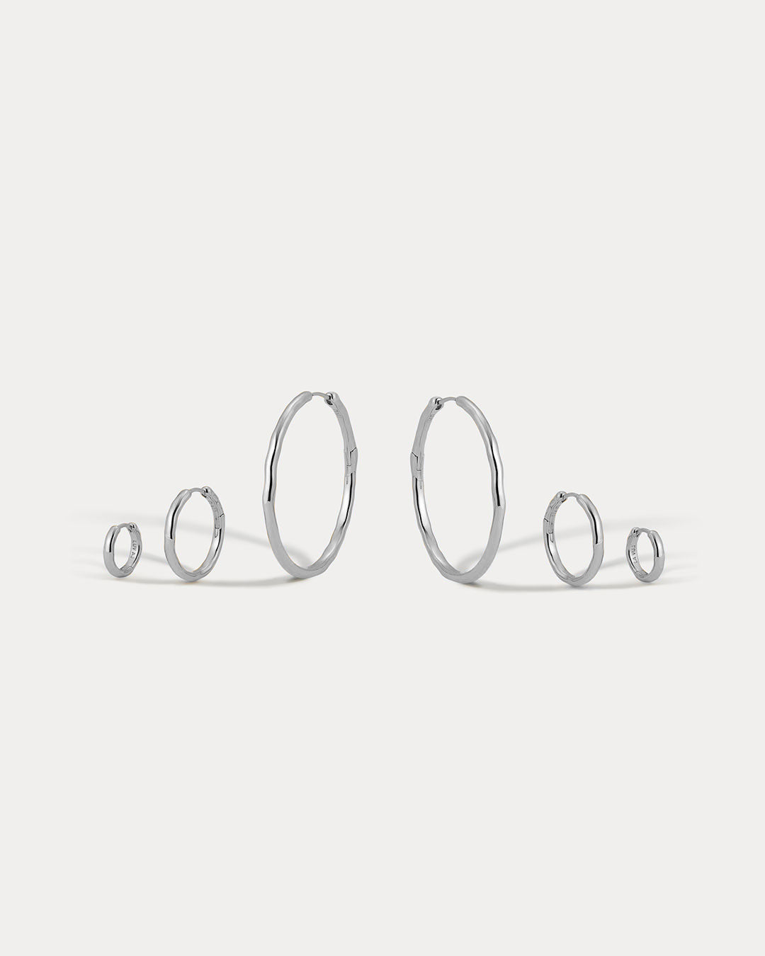 The Granada Hammered Hoops