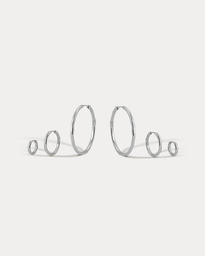 The Granada Hammered Hoops
