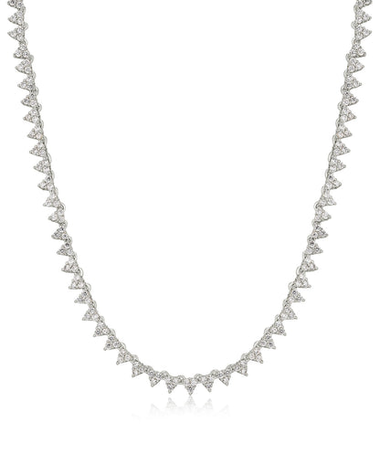 The Isabelle Stud Tennis Necklace