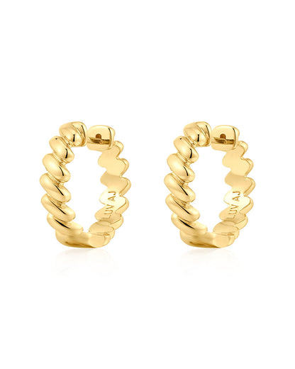 The Mini Snake Chain Hoops