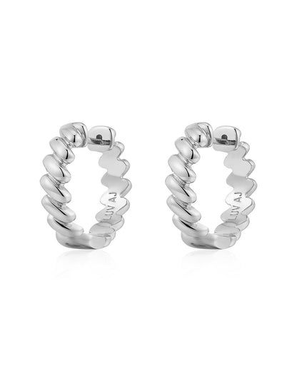 The Mini Snake Chain Hoops