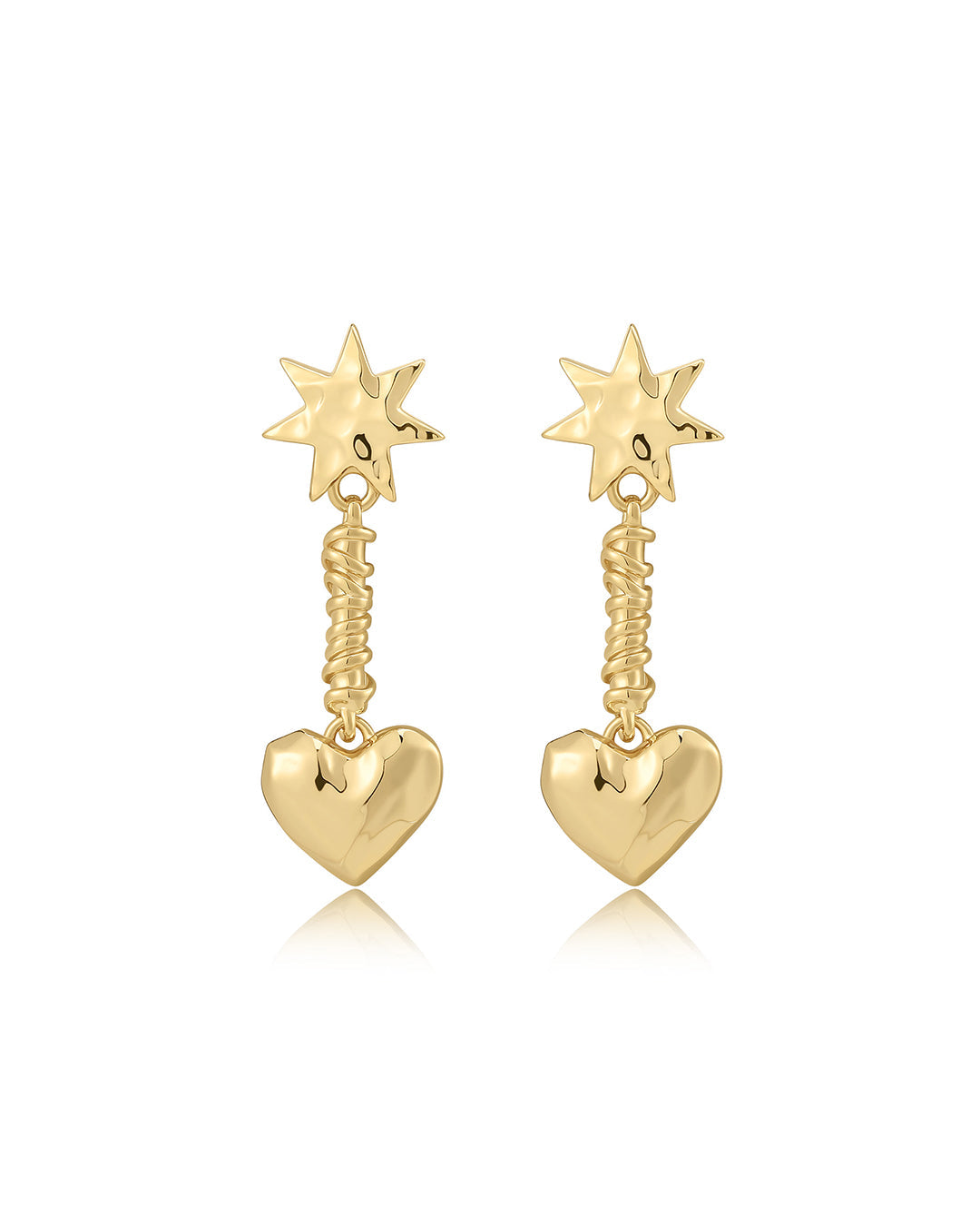 The Molten Heart Drop Studs