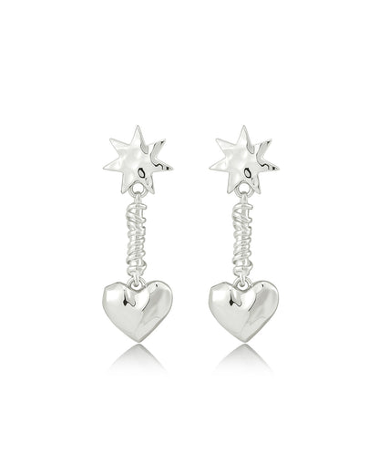 The Molten Heart Drop Studs