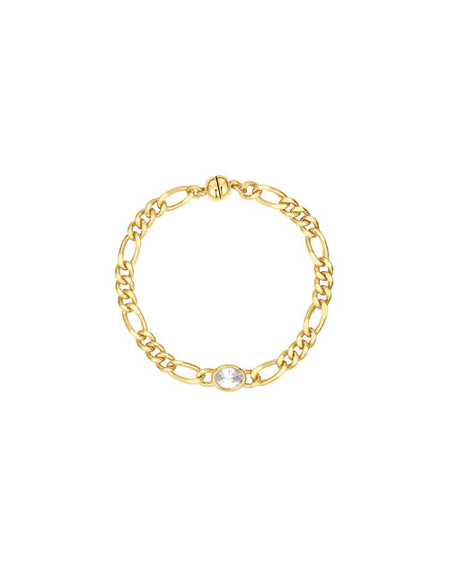 The Oval Bezel Chain Bracelet