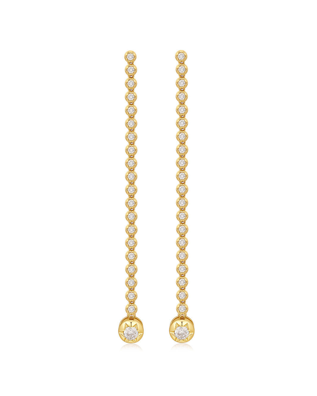 The Rose Bud Tennis Drop Studs