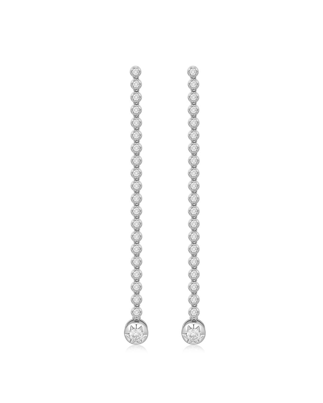 The Rose Bud Tennis Drop Studs