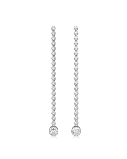The Rose Bud Tennis Drop Studs