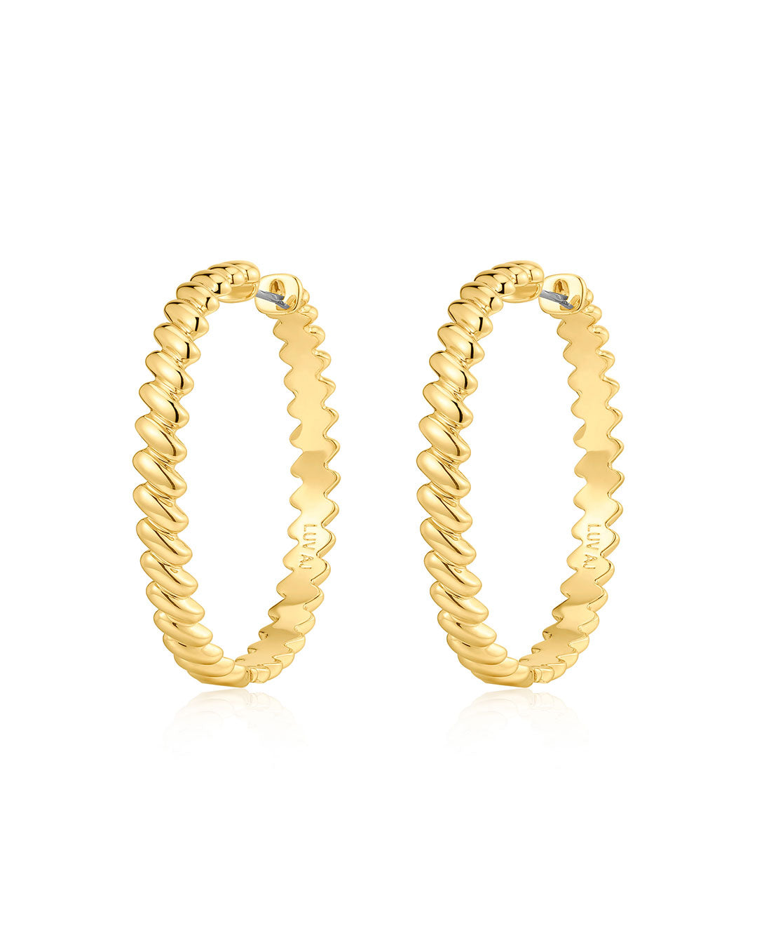 The Snake Chain Hoops