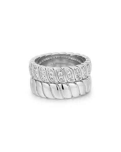 The Snake Chain Ring Set