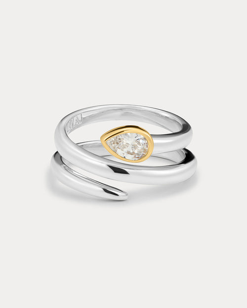The Marais Coil Ring-Silver