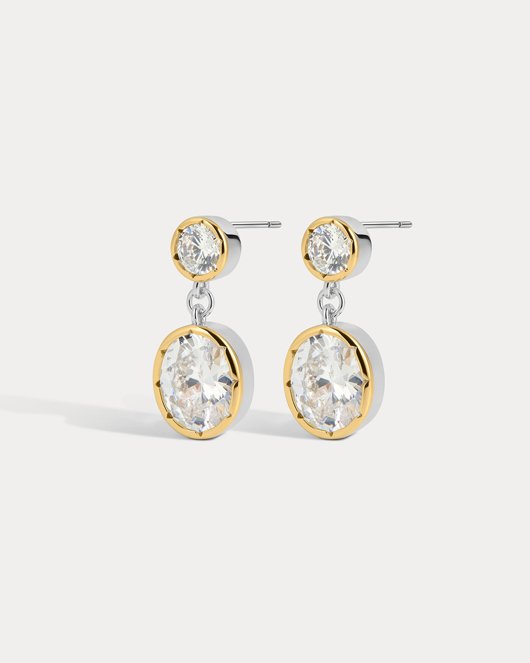 The Marais Drop Studs- Silver (Ships Late April)