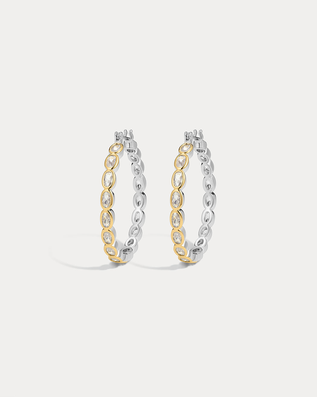 The Palais Eternity Hoops-Silver