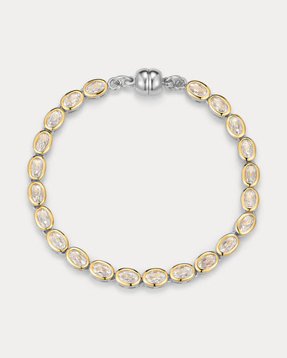 The Palais Tennis Bracelet-Silver (Ships Late April)