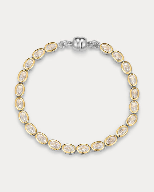 The Palais Tennis Bracelet-Silver (Ships Late April)