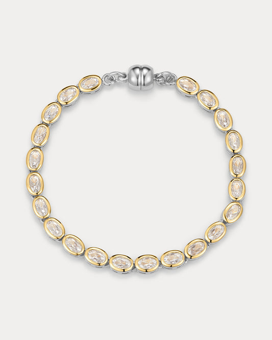 The Palais Tennis Bracelet-Silver (Ships Late April)