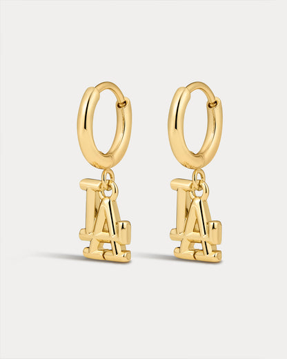 The MLB Logo Charm Hoops