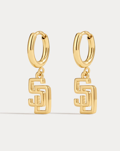 The MLB Logo Charm Hoops