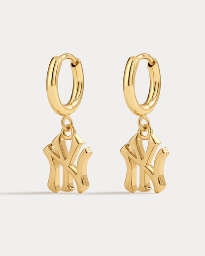 The MLB Logo Charm Hoops