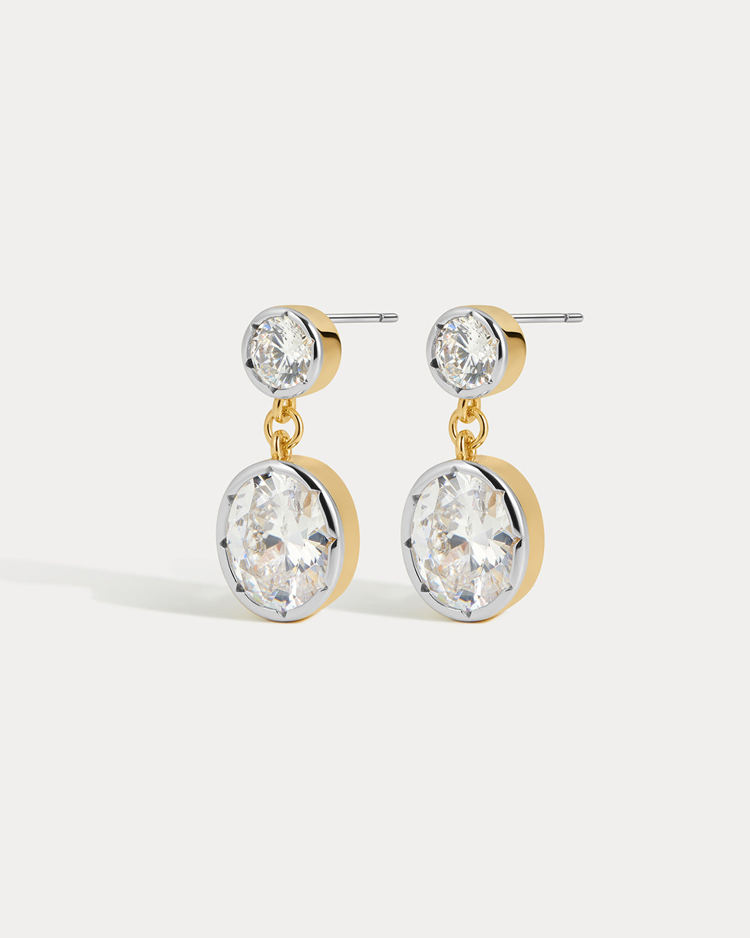 The Marais Drop Studs-Gold (Ships Late April)