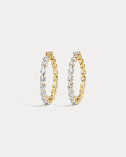 The Palais Eternity Hoops-Gold