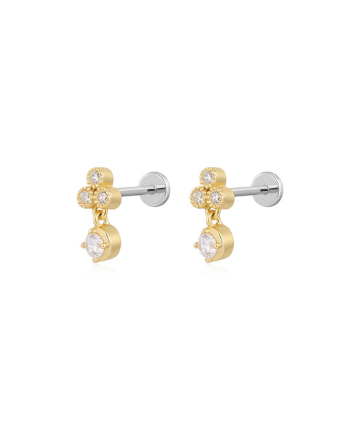 The Trio Dangle Studs