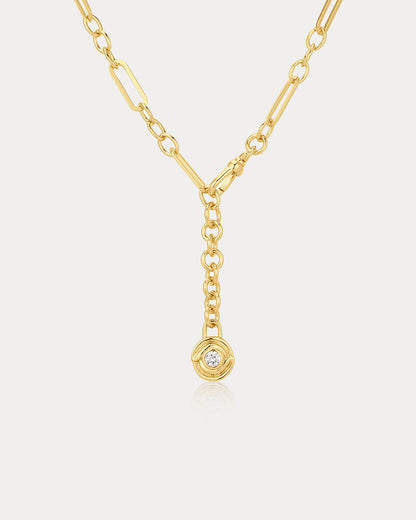 The Wave Bezel Lariat