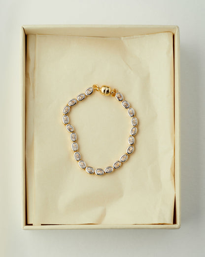 The Palais Tennis Bracelet-Gold