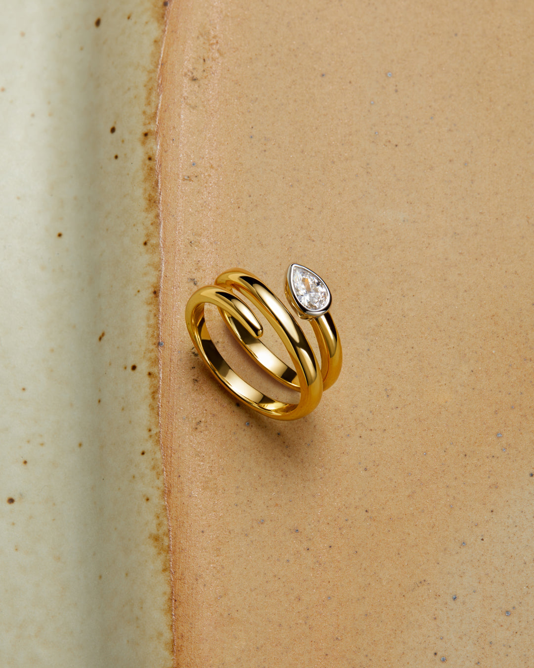 The Marais Coil Ring-Gold