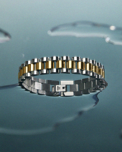 Two-toned Timepiece Bracelet