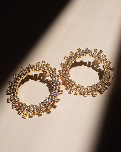 The Pave Ray Earrings