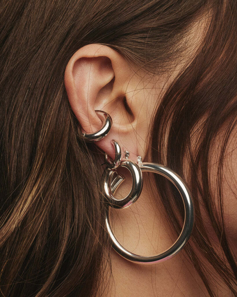 Baby Amalfi & Marbella Hoops - Silver (Ships Mid March)