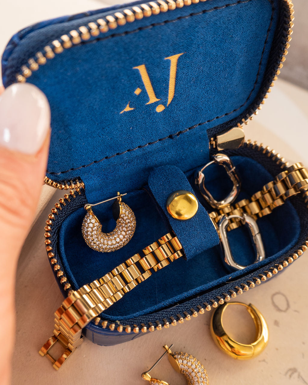 The Luv Aj Mini Jewelry Case