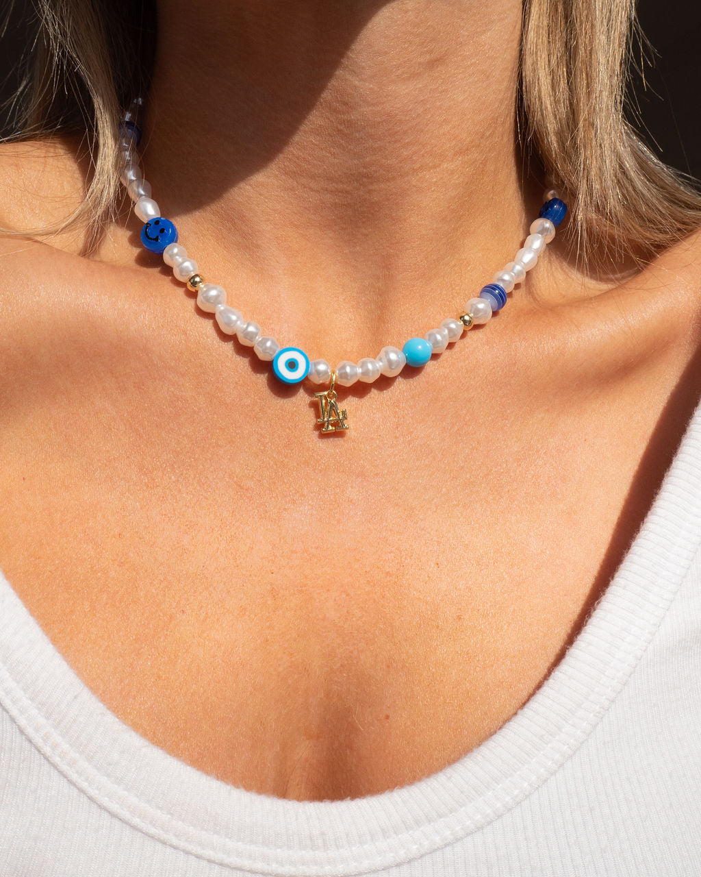 The MLB Pearl Charm Necklace