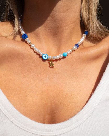 The MLB Pearl Charm Necklace
