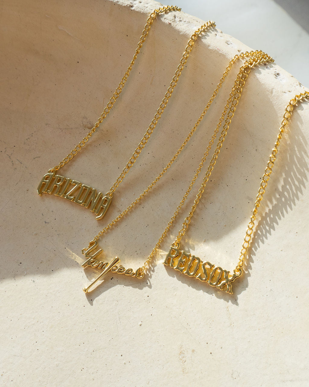 The MLB Nameplate Necklace