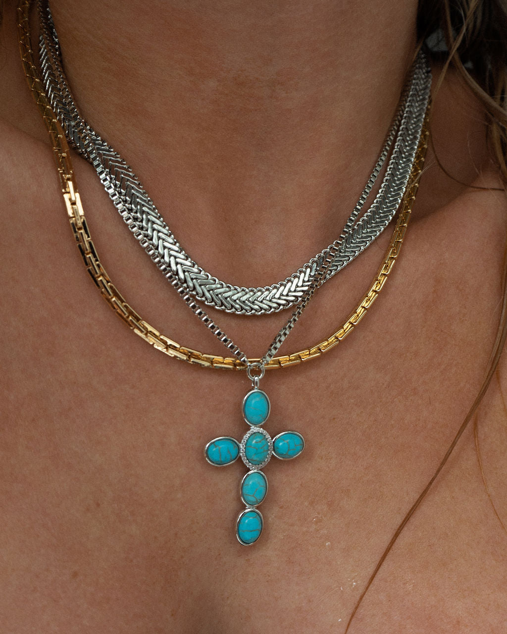 Domenico Chain Necklace- Silver