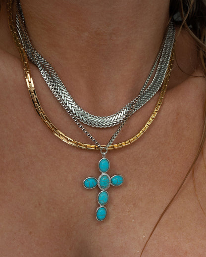 Domenico Chain Necklace- Silver