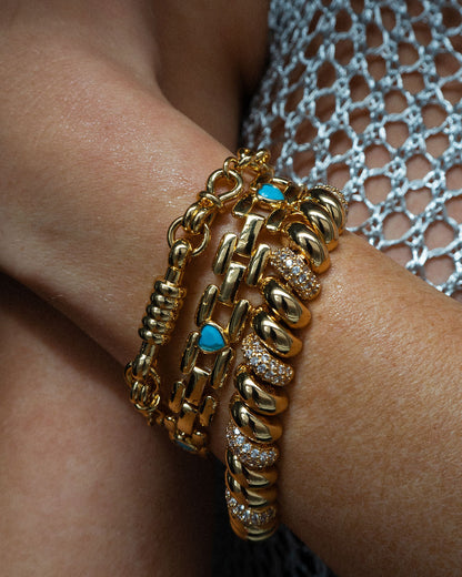 Horsebit Bracelet- Gold
