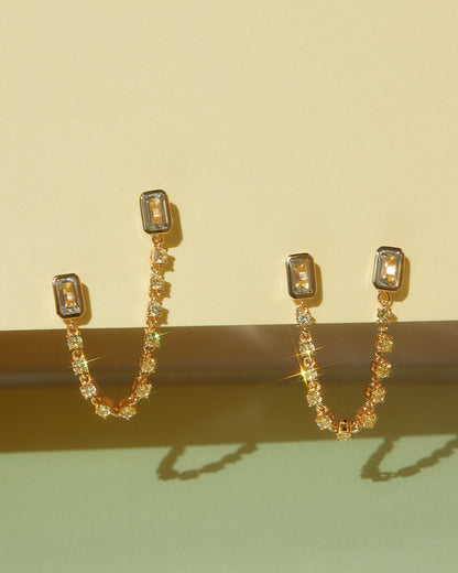 The Green Amethyst Estelle Studs